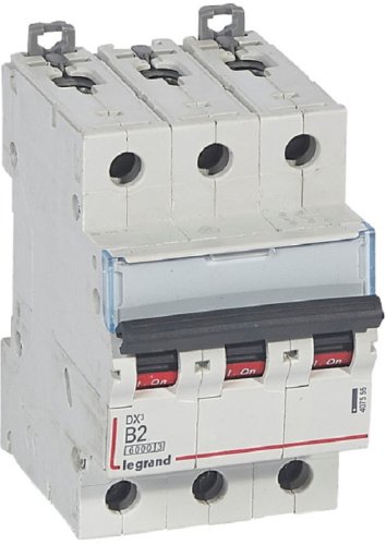 Выключатель автоматический Legrand DX3-E 6000 3п 2А B 10кА картинка